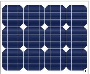 Монокристаллическая солнечная панель  (12V, 30 Вт)