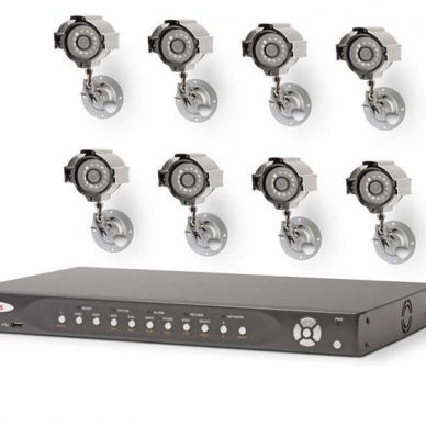 Комплекты видеонаблюдения на 8 камер